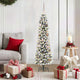 Vidaxx sapin de Noël artificiel avec 150 LED blanc 150 cm PVC et métal et plastique