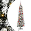 Vidaxx sapin de Noël artificiel avec 150 LED blanc 150 cm PVC et métal et plastique