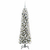 Vidaxx sapin de Noël artificiel avec 150 LED blanc 150 cm PVC et métal et plastique