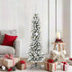 Vidaxx sapin de Noël artificiel avec 150 LED blanc 150 cm PVC et métal et plastique