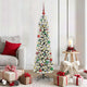 Vidaxx sapin de Noël artificiel avec 150 LED blanc 150 cm PVC et métal et plastique