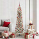 Vidaxx sapin de Noël artificiel avec 300 LED blanc 180 cm PVC et métal et plastique