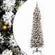 Vidaxx sapin de Noël artificiel avec 300 LED blanc 210 cm PVC et métal et plastique