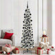 Vidaxx sapin de Noël artificiel avec 300 LED blanc 210 cm PVC et métal et plastique