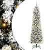 Vidaxx sapin de Noël artificiel avec 300 LED blanc 240 cm PVC et métal et plastique