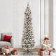 Vidaxx sapin de Noël artificiel avec 300 LED blanc 240 cm PVC et métal et plastique