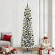Vidaxx sapin de Noël artificiel avec 300 LED blanc 240 cm PVC et métal et plastique