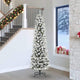 Vidaxx sapin de Noël artificiel avec 300 LED blanc 240 cm PVC et métal et plastique
