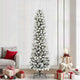 Vidaxx sapin de Noël artificiel avec 300 LED blanc 240 cm PVC et métal et plastique