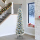 Vidaxx sapin de Noël artificiel avec 300 LED blanc 240 cm PVC et métal et plastique