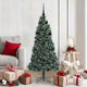 Vidaxx sapin de Noël artificiel illuminé avec jeu de boules vert 150 cm