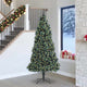 Vidaxx sapin de Noël artificiel illuminé avec jeu de boules vert bonnet 240 cm