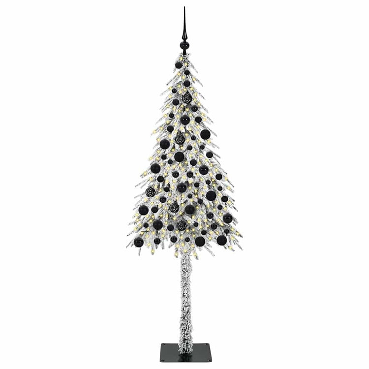 VidaXL Sapin de Noël avec 300 LED avec standard blanc 180 cm PE et acier