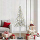 VidaXL Sapin de Noël avec 300 LED avec standard blanc 180 cm PE et acier