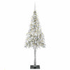 VidaXL Sapin de Noël avec 300 LED avec standard blanc 180 cm PE et acier