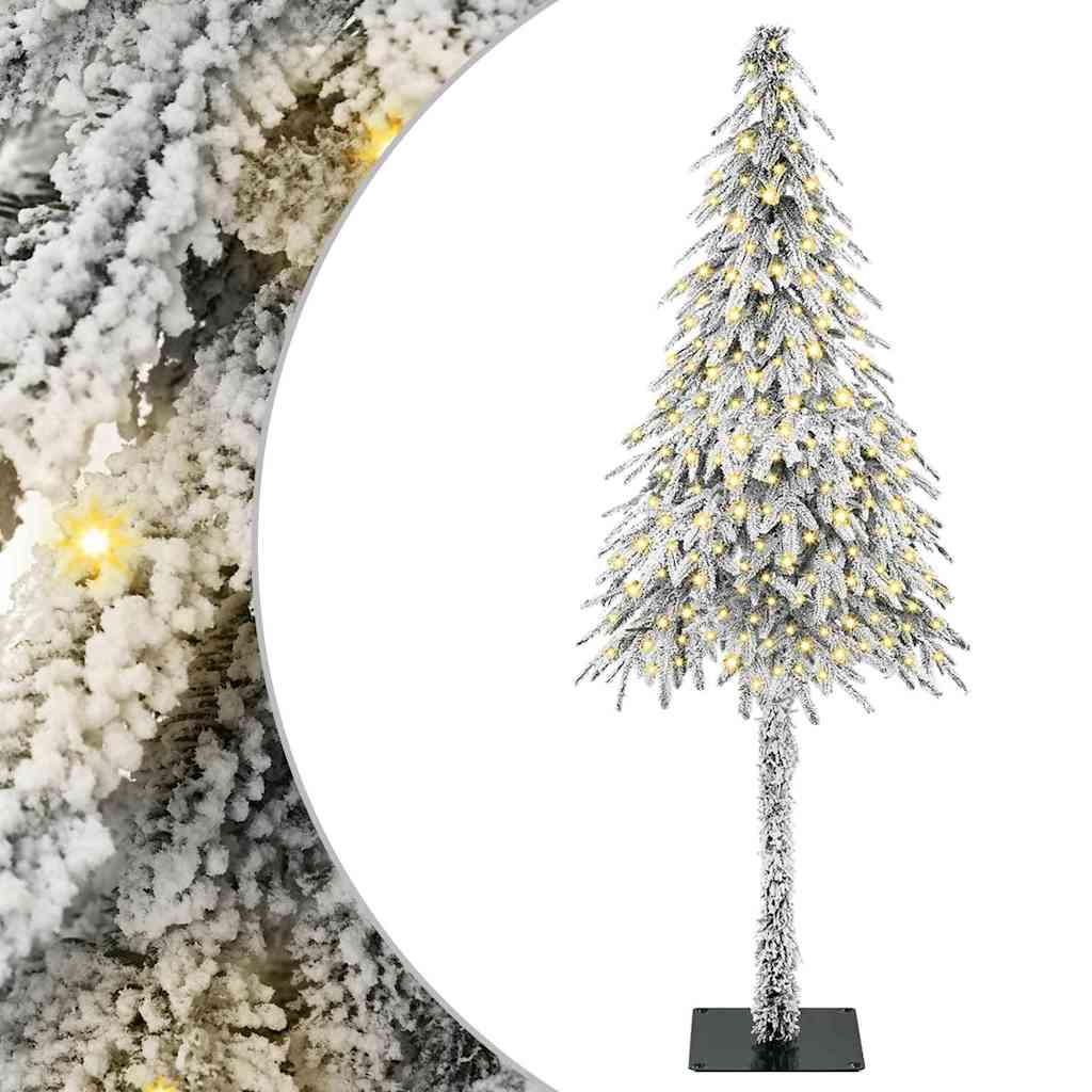 Vidaxx Sapin de Noël avec 300 LED avec standard blanc 210 cm PE et acier