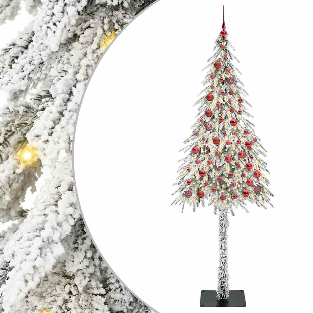Vidaxx Sapin de Noël avec 300 LED avec standard blanc 210 cm PE et acier