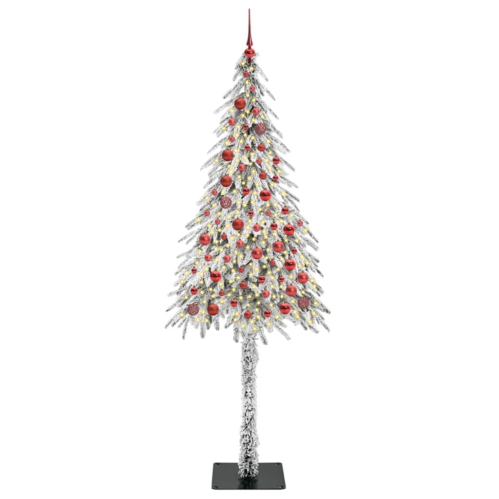 Vidaxx Sapin de Noël avec 300 LED avec standard blanc 210 cm PE et acier