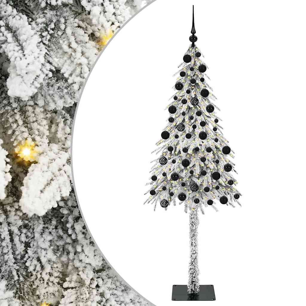 Vidaxx Sapin de Noël avec 300 LED avec standard blanc 210 cm PE et acier