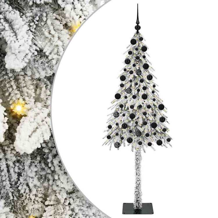 Vidaxx Sapin de Noël avec 300 LED avec standard blanc 210 cm PE et acier