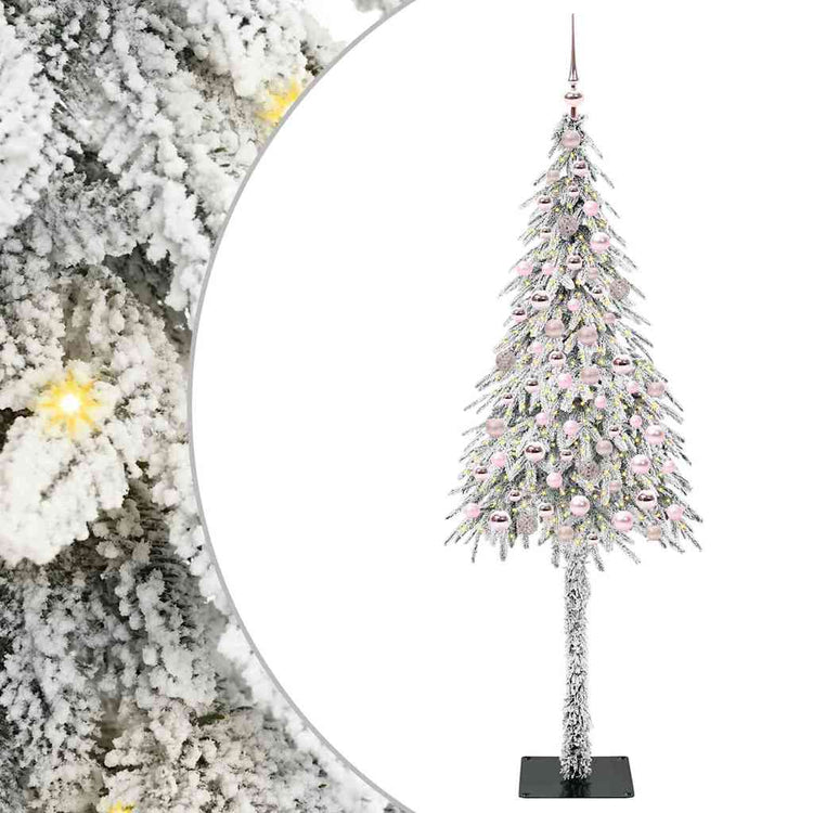 Vidaxx Sapin de Noël avec 300 LED avec standard blanc 210 cm PE et acier