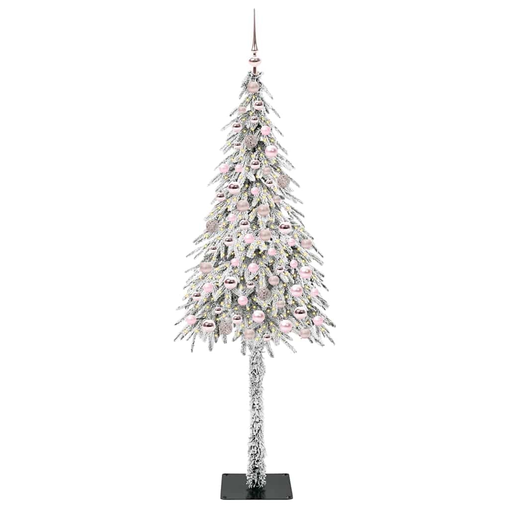 Vidaxx Sapin de Noël avec 300 LED avec standard blanc 210 cm PE et acier