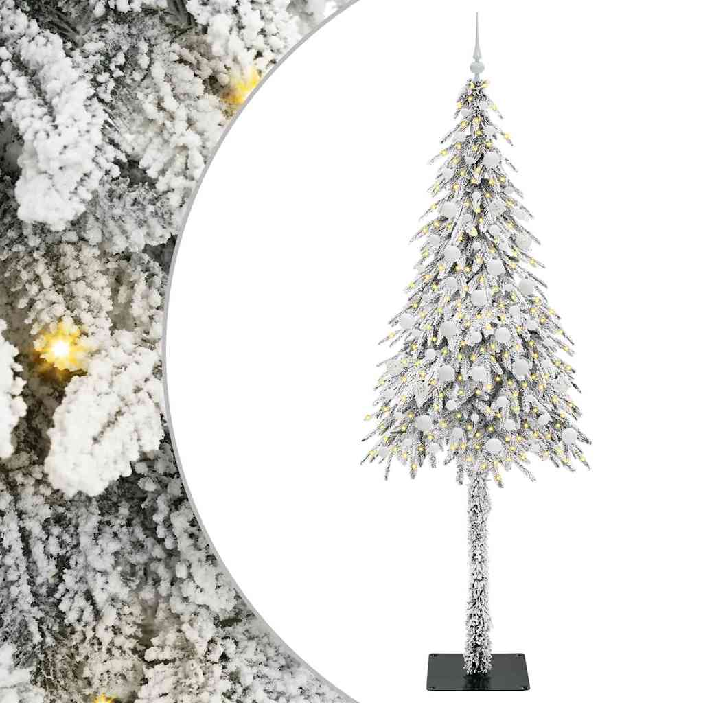 Vidaxx Sapin de Noël avec 300 LED avec standard blanc 210 cm PE et acier