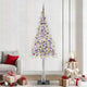 Vidaxx Sapin de Noël avec 300 LED avec standard blanc 210 cm PE et acier