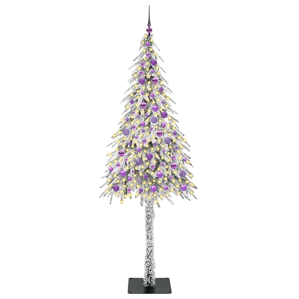 Vidaxx Sapin de Noël avec 300 LED avec standard blanc 210 cm PE et acier