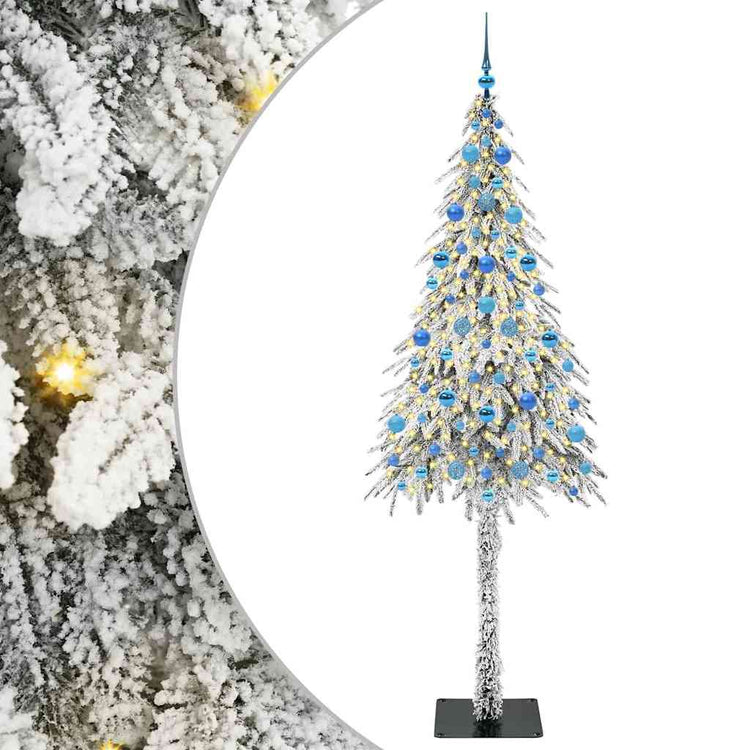 Vidaxx Sapin de Noël avec 300 LED avec standard blanc 210 cm PE et acier