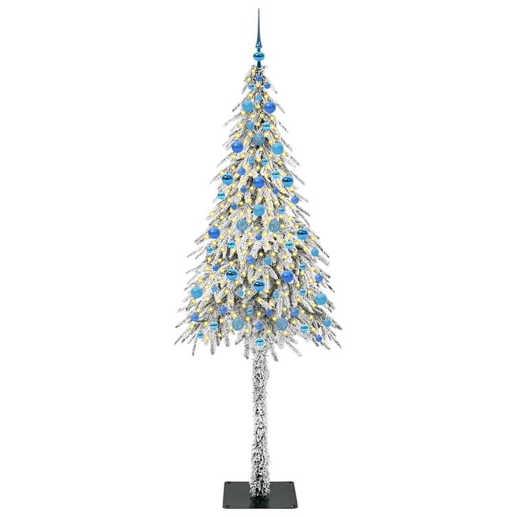 Vidaxx Sapin de Noël avec 300 LED avec standard blanc 210 cm PE et acier