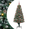 Vidaxx sapin de Noël artificiel vert 180 cm PVC et acier et plastique