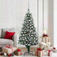 Vidaxx sapin de Noël artificiel vert 180 cm PVC et acier et plastique