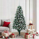 Vidaxx sapin de Noël artificiel vert 180 cm PVC et acier et plastique