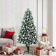 Vidaxx sapin de Noël artificiel vert 180 cm PVC et acier et plastique