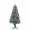 Vidaxx sapin de Noël artificiel vert 180 cm PVC et acier et plastique