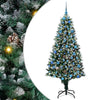 Vidaxx sapin de Noël artificiel vert 180 cm PVC et acier et plastique
