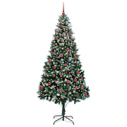 Vidaxx sapin de Noël artificiel vert 210 cm PVC et acier et plastique - afbeelding 3