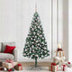 Vidaxx sapin de Noël artificiel vert 210 cm PVC et acier et plastique