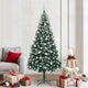 Vidaxx sapin de Noël artificiel vert 210 cm PVC et acier et plastique