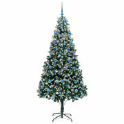 Vidaxx sapin de Noël artificiel vert 210 cm PVC et acier et plastique - afbeelding 3