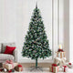 Vidaxx sapin de Noël artificiel vert 240 cm PVC et acier et plastique