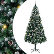 Vidaxx sapin de Noël artificiel vert 240 cm PVC et acier et plastique - afbeelding 2