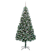 Vidaxx sapin de Noël artificiel vert 240 cm PVC et acier et plastique - afbeelding 3