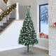 Vidaxx sapin de Noël artificiel vert 240 cm PVC et acier et plastique