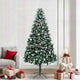 Vidaxx sapin de Noël artificiel vert 240 cm PVC et acier et plastique