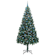 Vidaxx sapin de Noël artificiel vert 240 cm PVC et acier et plastique - afbeelding 3