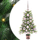 VidaXL Sapin de Noël avec 150 LED avec standard vert 65 cm PE