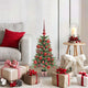VidaXL Sapin de Noël avec 150 LED avec standard vert 90 cm PE