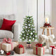 VidaXL Sapin de Noël avec 150 LED avec standard vert 90 cm PE